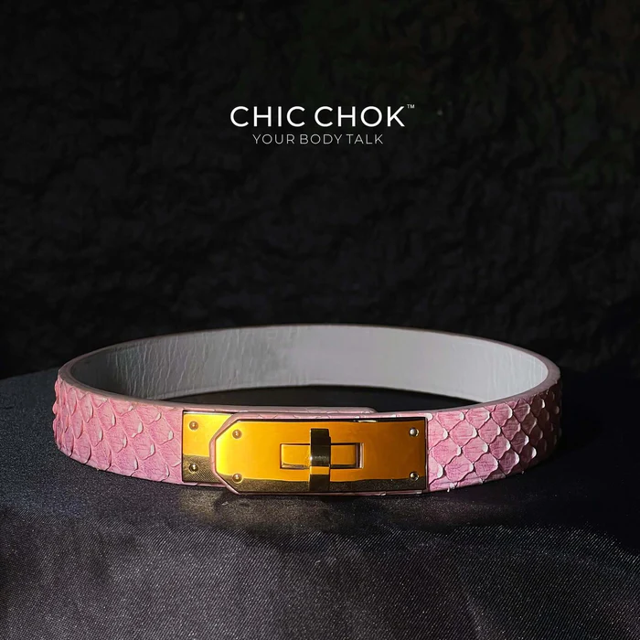 Embrace Elegance: Styling the ChicChok Pink Textured Choker