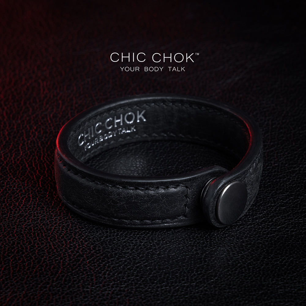 CHIC CHOK Independent Station Silver Buckle Black Leather Women's Fashion Bracelet: a perfect combination of fashion and elegance