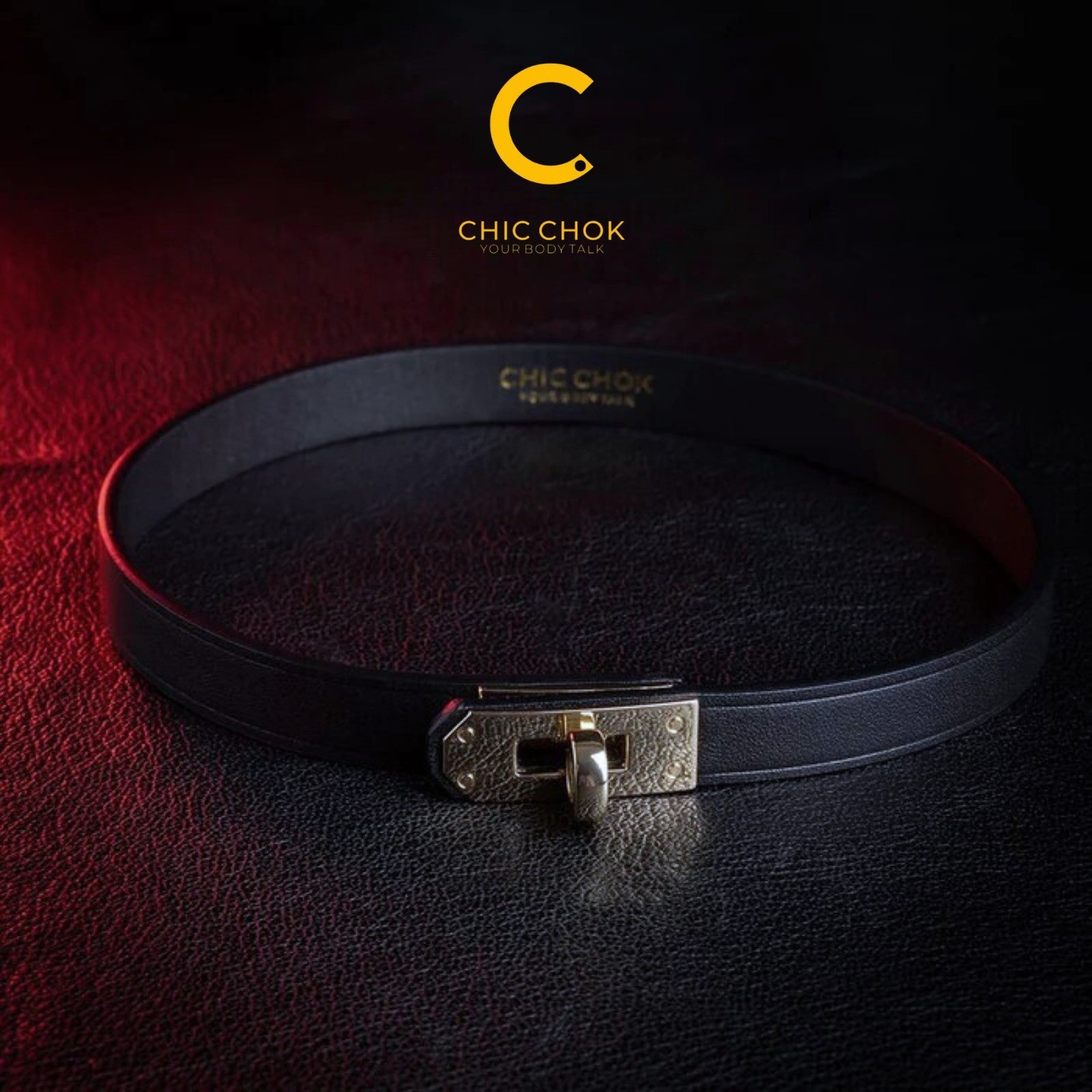 CHICCHOK [The Minimalism] - Classic Front Closure Customize Non-adjustable Fashion Choker