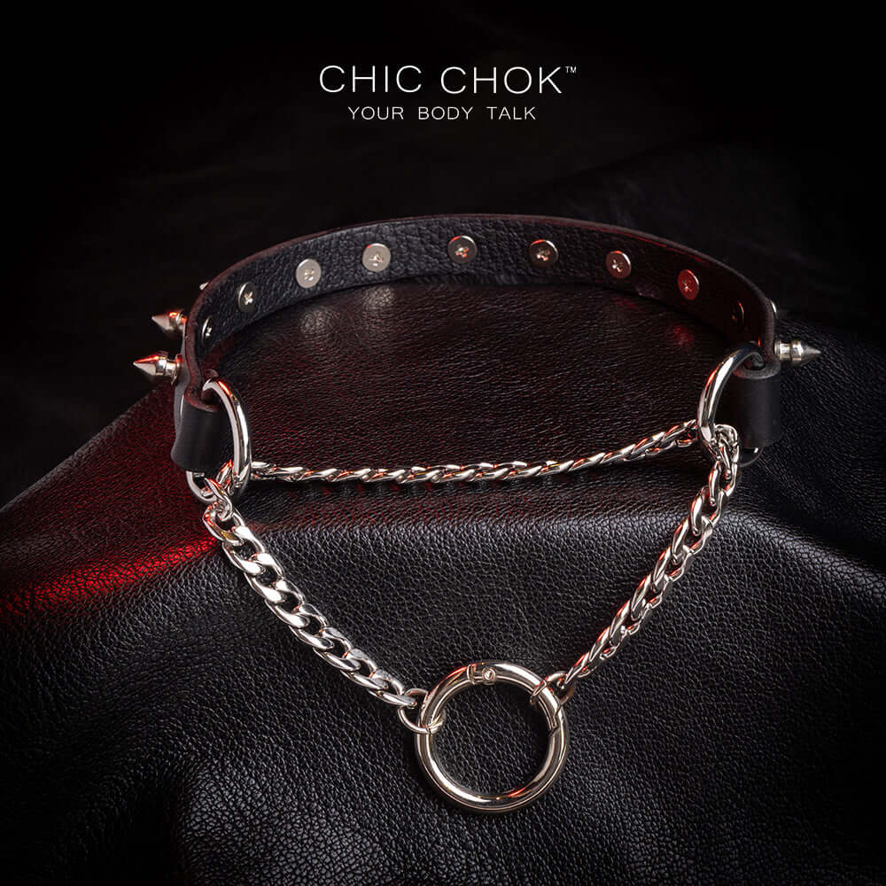 Unveiling the ChicChok Spiked Leather Collar: A Bold Statement in Fashion