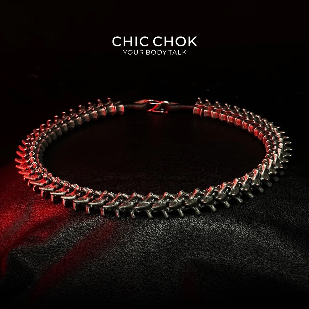 Unleashing Masculine Power: chicchok Dragon Spine Necklace