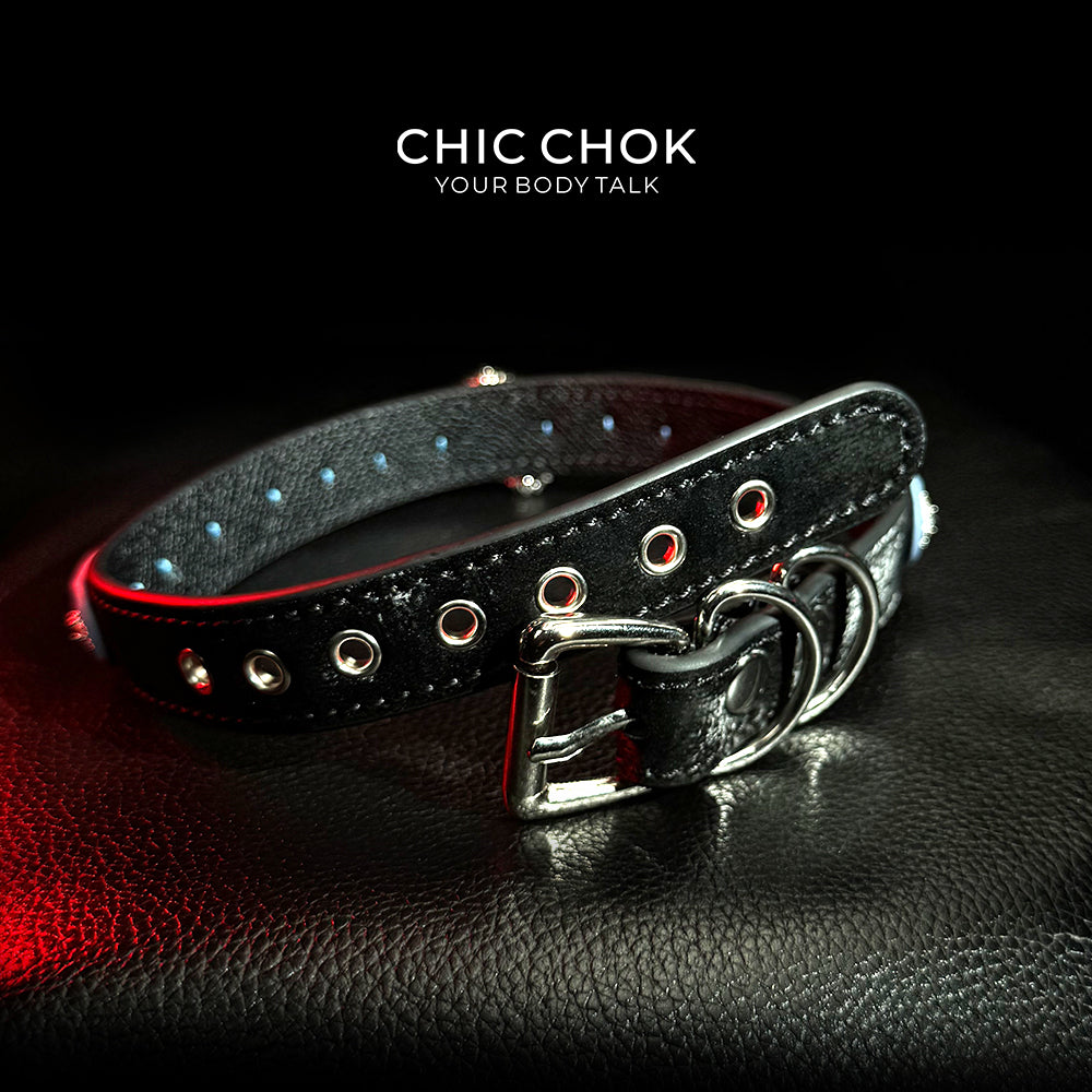 CHIC CHOK [Azure Wish] Atlantis Sapphire Neck Ring - Mystery and Luxury