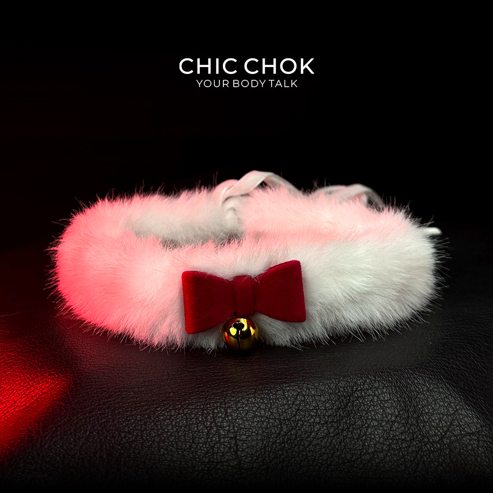 CHICCHOK [Snow Dolly] Christmas Special – Red Bow with Gold Bell