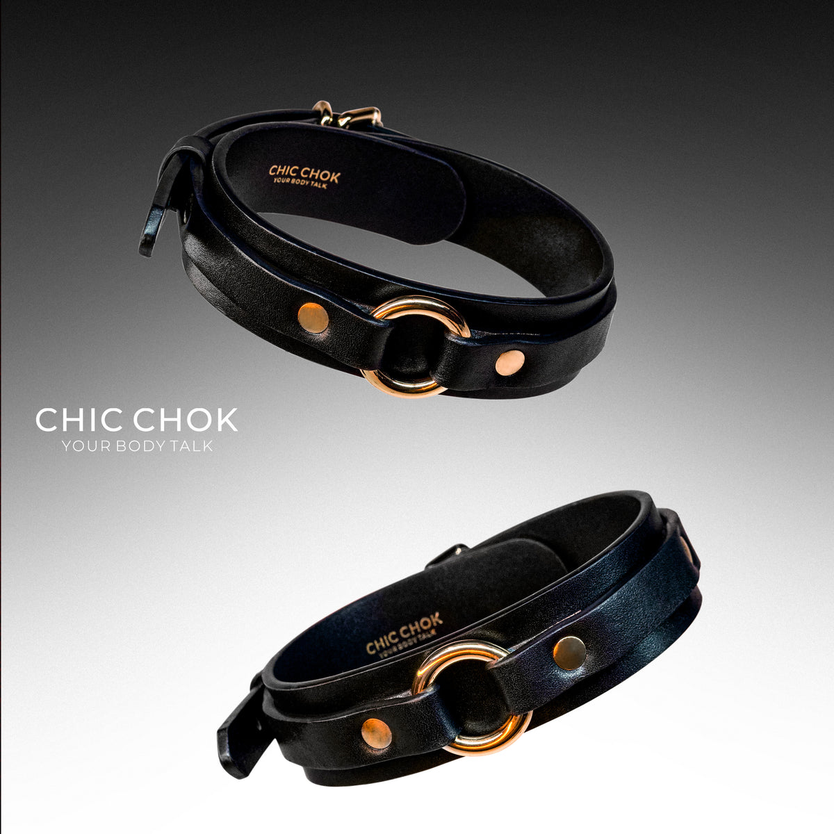 CHICCHOK [Ares] Men's High-end Leather Armbles, Fashion Clothing Accessories Handmade Suit Accessories slipchaincollarwomen