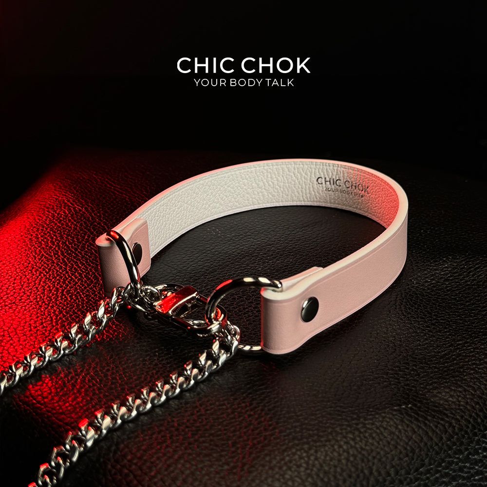 CHICCHOK [Breathless] Pulling Fashion and Fun Choker Pink